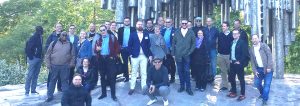 Summit group photo taken at Sibelius Monument, Helsinki for Global Summit 2019